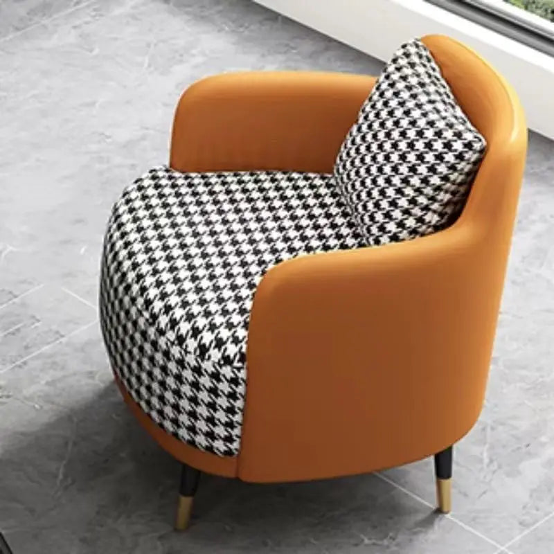 Simple light luxury single sofa coffee table combination leisure hotel reception sales office negotiation tables and chairs beau