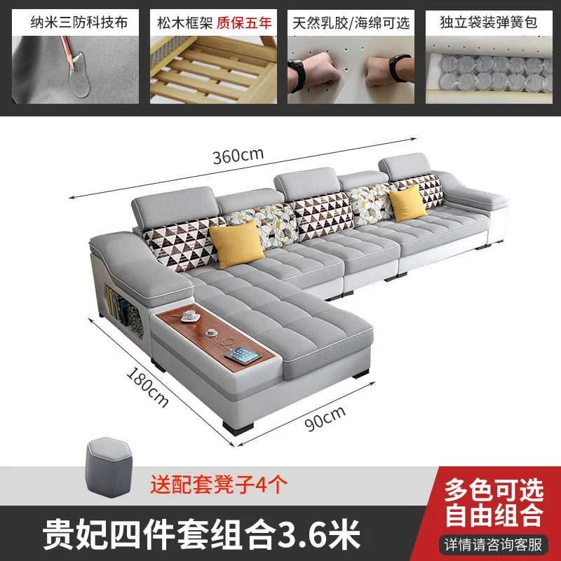 +··Creative Minimalist Living Room Sofas Lazy Nordic Leather Sofas Designer Living Room Sofas Lounge Koltuk Takımı Home Furnitur