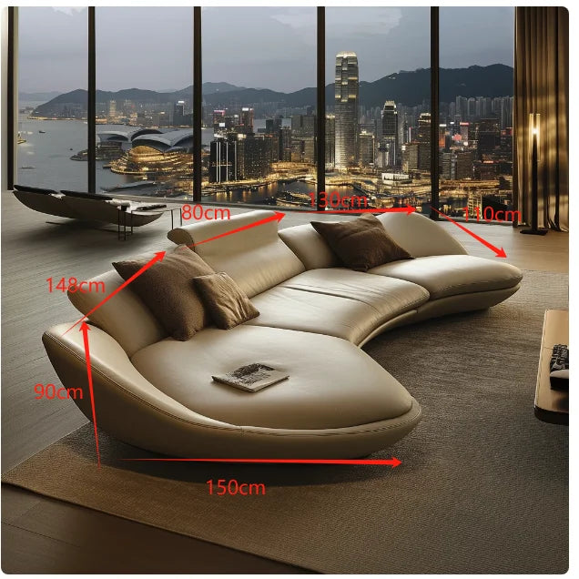 New high-end sofa living room sofa combination multi-person sofa