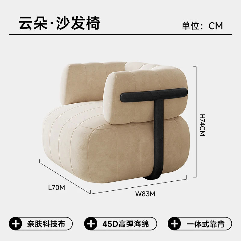 Comfortable Pedicure Living Room Chairs Sofa Arm Gaming Beach Throne Chairs Modern Lazy Outdoor Wooden Fauteuil Home Furniture