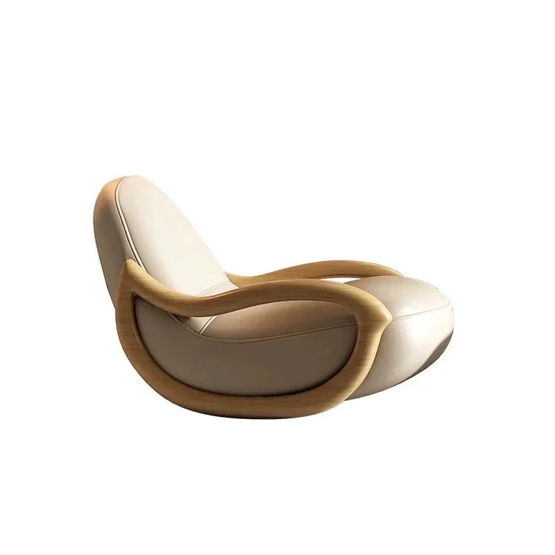 VV X Italian Support Living Room Chairs Simple White Lazy Designer Recliner Chairs Armchair Sofa Comfy Fauteuil Salon Home Furni