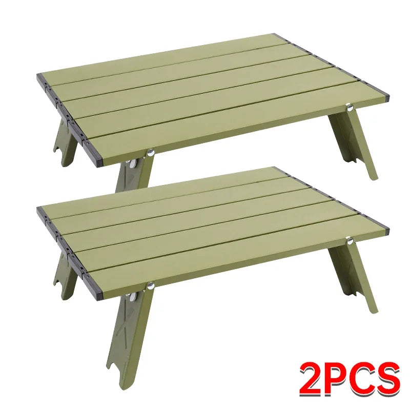 Portable Outdoor Beach Table Ultralight Foldable Camping Table Mini Aluminum Table Garden Party Trip Hiking Table