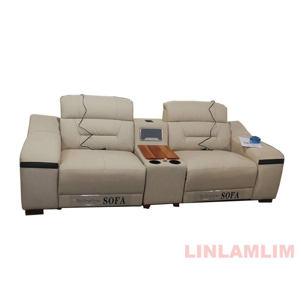 *-/2025 Italian Modern Luxury Leather Recliner Sofa Electric Reclining Sofa Living Room Furniture