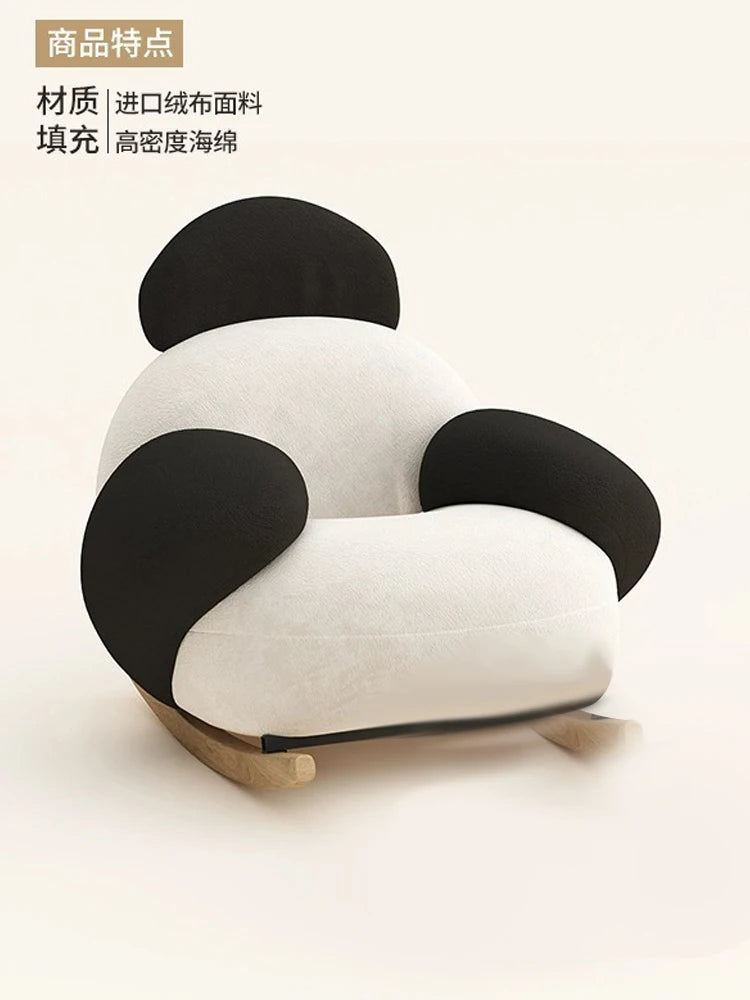 elegant creativity armchair Luxury Design modern comfortable Adult rocking chair balcony fashion mecedora adulto home furniture