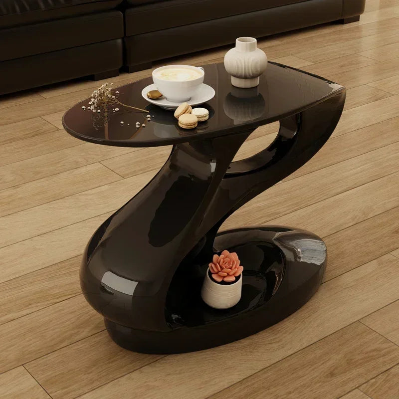 Clear Nordic Hardcover Coffee Tables Small Modern Design Floor White Coffee Table Living Room Mesa Auxiliar Furniture For Home