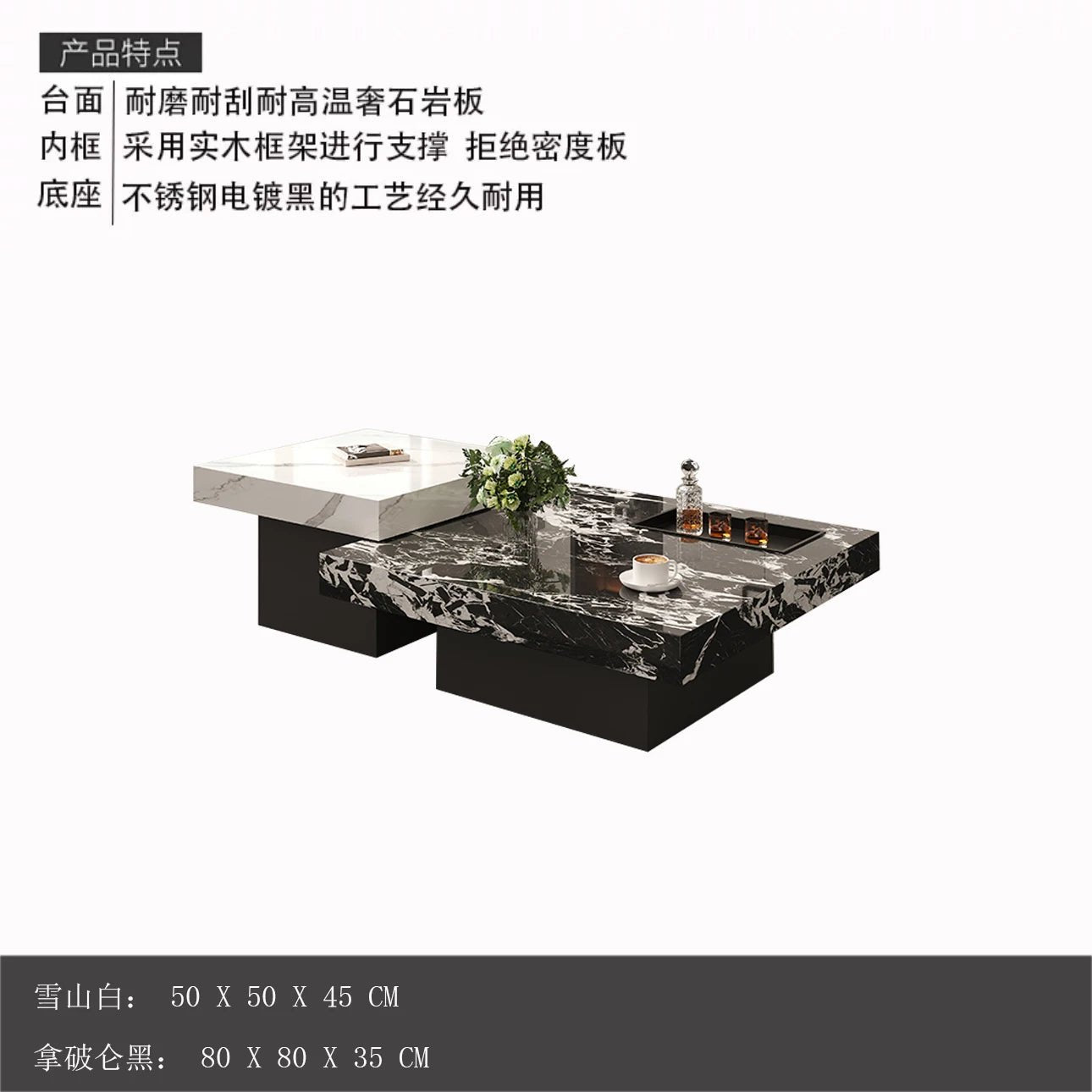 Italian Minimalist Coffee Tables Modern Living Room Small Luxury Coffee Tables Luxury Unique Table Basse De Salon Furniture - PatioLix
