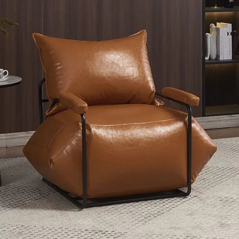 Nordic Lazy Sofa Chaise Lounge Living Room Luxury Rest Bean Bag Chaise Lounge Balcony Waterproof Wear - resistant Home Furniture - PatioLix