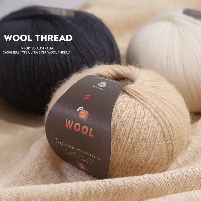 1 Large Bag of 500g Cashmere Fine Wool Yarn for Handmade DIY Knitting, Used to Make Warm Sweaters, Scarves, Hats, Knee Pads, Gloves, Wool Pants, Blankets, and Other Crafts. 1 Bag = 10 Pieces = 500g - PatioLix