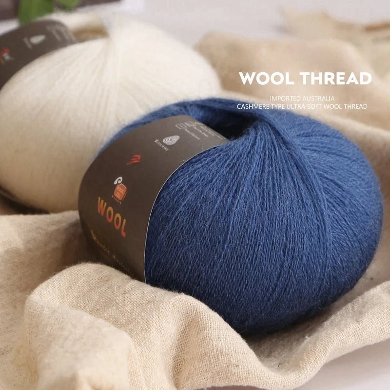 1 Large Bag of 500g Cashmere Fine Wool Yarn for Handmade DIY Knitting, Used to Make Warm Sweaters, Scarves, Hats, Knee Pads, Gloves, Wool Pants, Blankets, and Other Crafts. 1 Bag = 10 Pieces = 500g - PatioLix