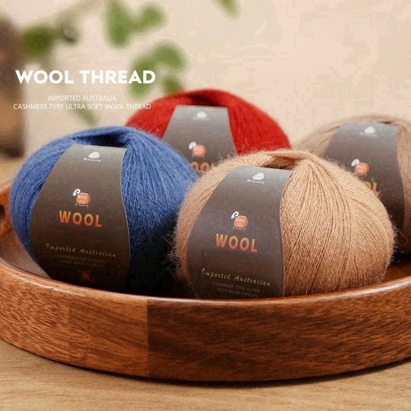1 Large Bag of 500g Cashmere Fine Wool Yarn for Handmade DIY Knitting, Used to Make Warm Sweaters, Scarves, Hats, Knee Pads, Gloves, Wool Pants, Blankets, and Other Crafts. 1 Bag = 10 Pieces = 500g - PatioLix
