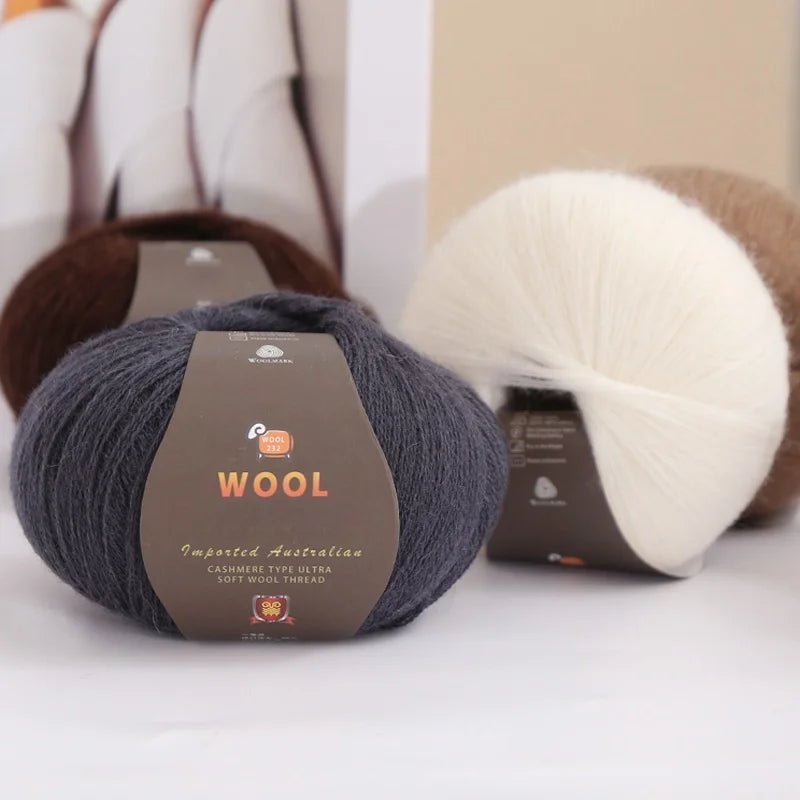 1 Large Bag of 500g Cashmere Fine Wool Yarn for Handmade DIY Knitting, Used to Make Warm Sweaters, Scarves, Hats, Knee Pads, Gloves, Wool Pants, Blankets, and Other Crafts. 1 Bag = 10 Pieces = 500g - PatioLix