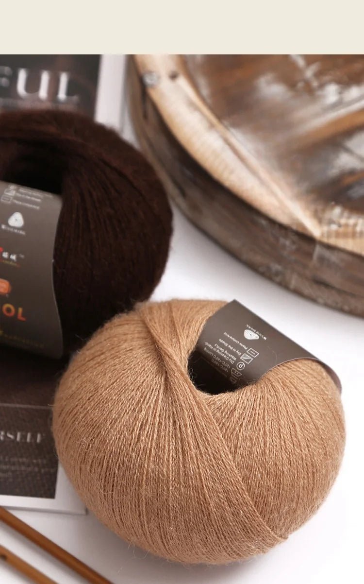 1 Large Bag of 500g Cashmere Fine Wool Yarn for Handmade DIY Knitting, Used to Make Warm Sweaters, Scarves, Hats, Knee Pads, Gloves, Wool Pants, Blankets, and Other Crafts. 1 Bag = 10 Pieces = 500g - PatioLix