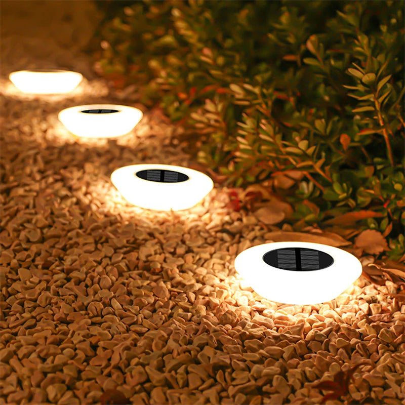 1/4Pack Solar Ground Lights,14LED Waterproof Outdoor Landscape Light, LED Lawn Lamp, for Garden Pathway Yard Deck Camping Decor - PatioLix