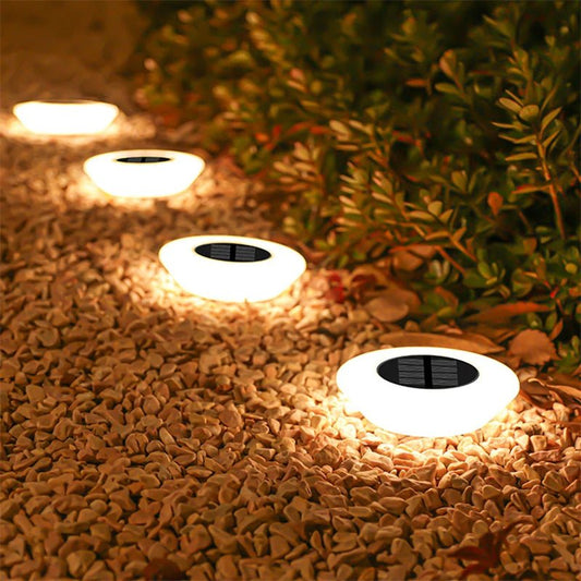 1/4Pack Solar Ground Lights,14LED Waterproof Outdoor Landscape Light, LED Lawn Lamp, for Garden Pathway Yard Deck Camping Decor - PatioLix
