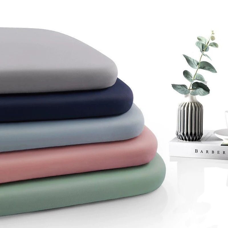 1PC 40/45CM Thick Seat Cushion Ultra Soft Memory Foam Office Chair Pad Breathable Rebound Waist Cushion - PatioLix