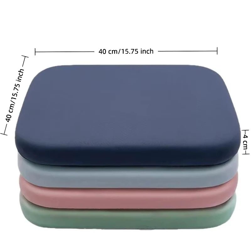 1PC 40/45CM Thick Seat Cushion Ultra Soft Memory Foam Office Chair Pad Breathable Rebound Waist Cushion - PatioLix