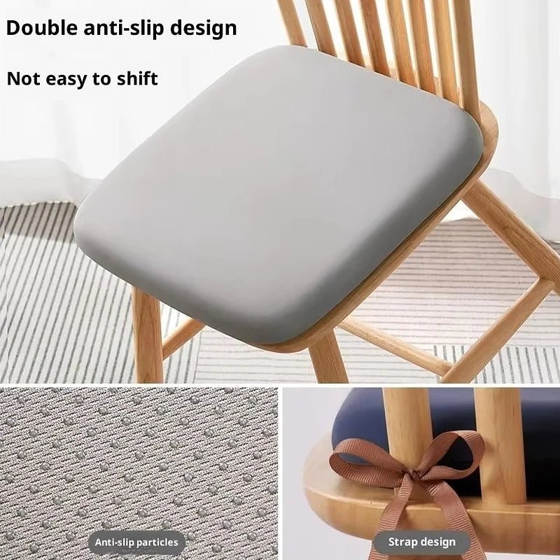 1PC 40/45CM Thick Seat Cushion Ultra Soft Memory Foam Office Chair Pad Breathable Rebound Waist Cushion - PatioLix