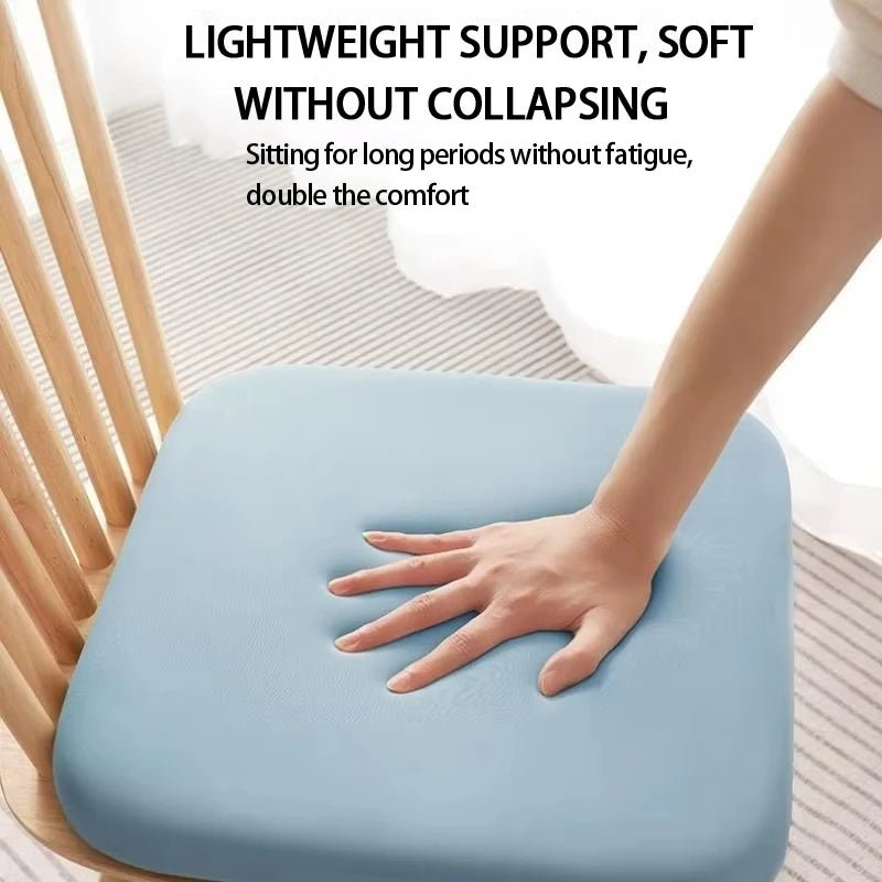 1PC 40/45CM Thick Seat Cushion Ultra Soft Memory Foam Office Chair Pad Breathable Rebound Waist Cushion - PatioLix