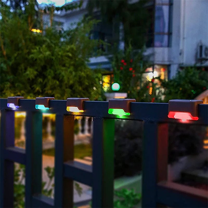2/4/8/16 Pack Solar Deck Lights LED Waterproof Outdoor Solar Powered LED Step Lights For Decks Stairs Patio Yard Garden Decor - PatioLix