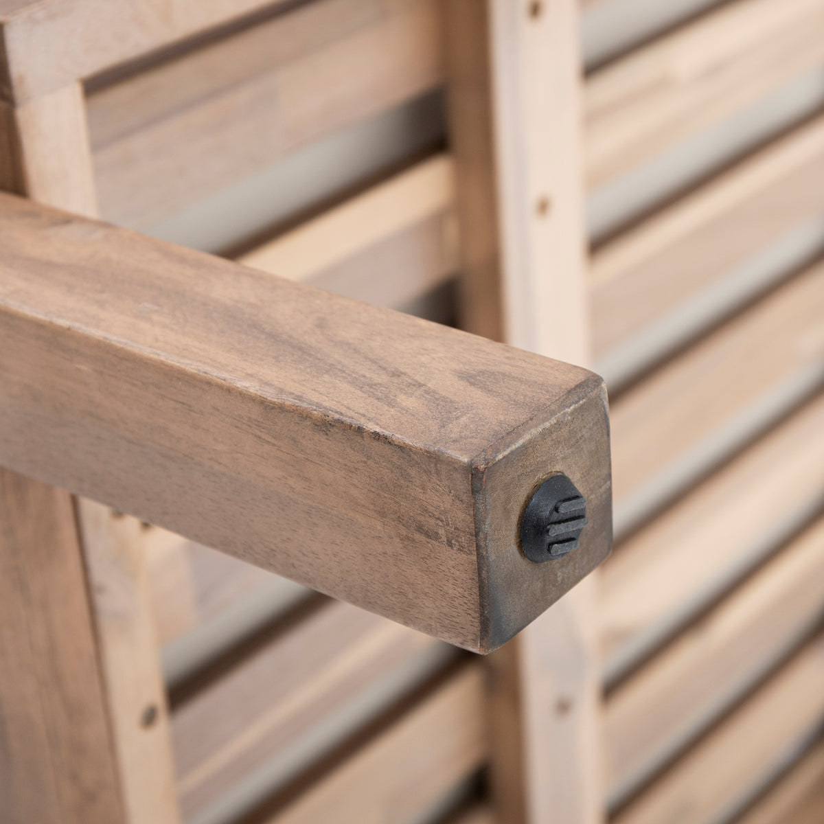 4-Piece Acacia Outdoor Furniture Set, Deep Seating Patio Conversation Set with Coffee Table and Soft Cushions, Ideal for