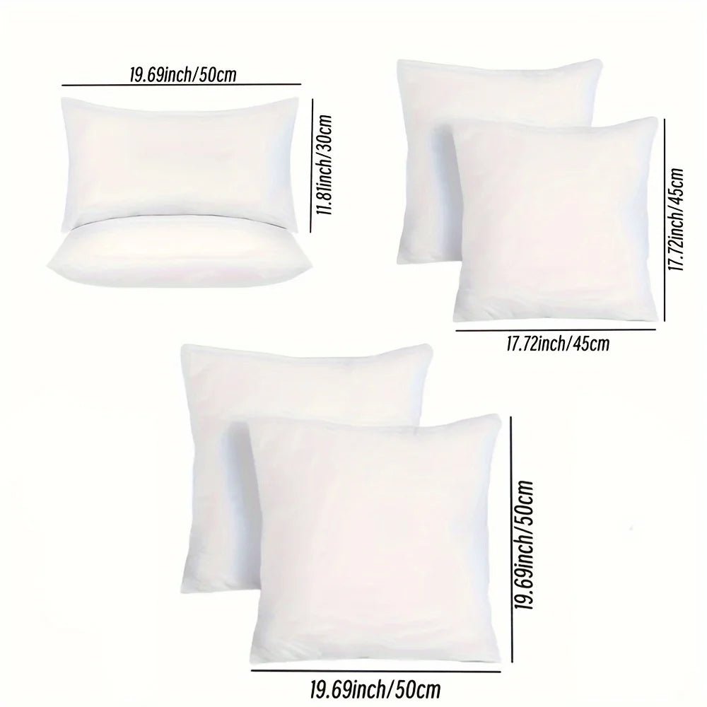 2pcs Pillow Cushions, Soft Durable Sofa Cushion, Fluffy Pillow Inserts, For Living Room Sofa Sofa Bed Home Decor - PatioLix