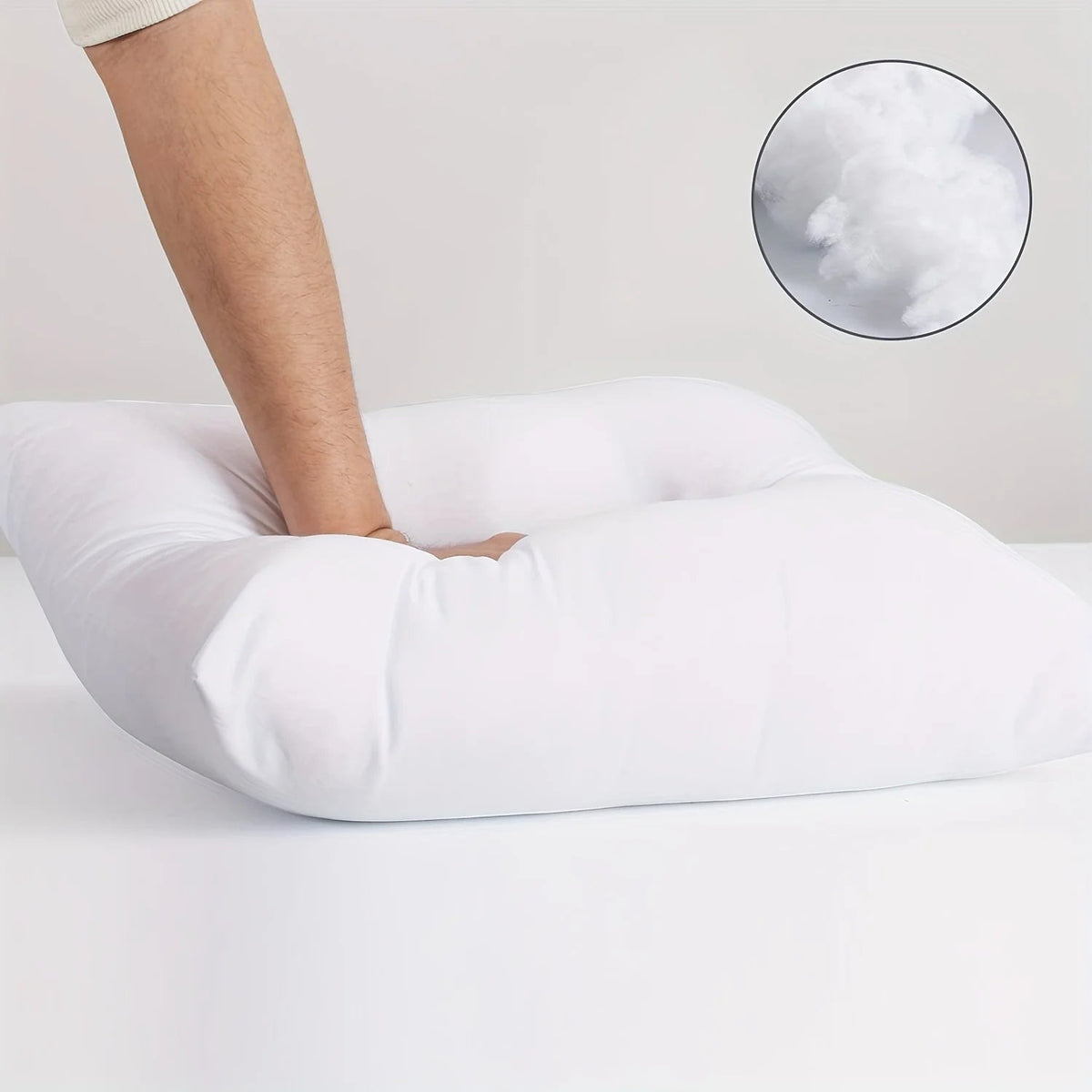 2pcs Pillow Cushions, Soft Durable Sofa Cushion, Fluffy Pillow Inserts, For Living Room Sofa Sofa Bed Home Decor - PatioLix