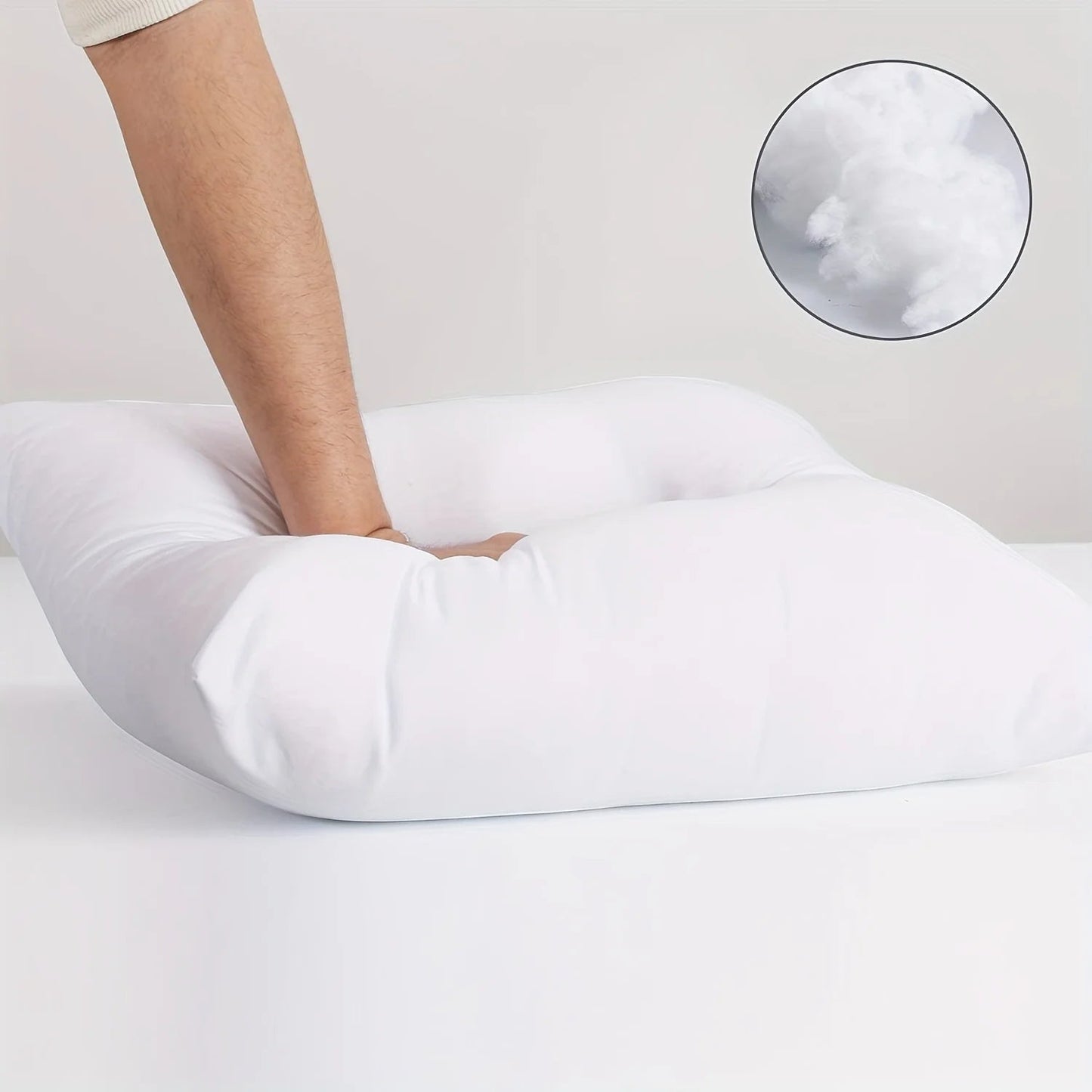 2pcs Pillow Cushions, Soft Durable Sofa Cushion, Fluffy Pillow Inserts, For Living Room Sofa Sofa Bed Home Decor - PatioLix