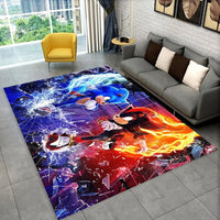 3D S - Sonics Game Cartoon Rug Carpet for Living Room Bedroom Decor,kids Play Non - slip Decoration for Sofa Doormat Christmas Gift - PatioLix