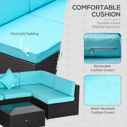 Outdoor Patio Furniture Set - Stylish & Durable for Garden, Backyard, or Balcony - Perfect for Relaxation & Entertaining Guests