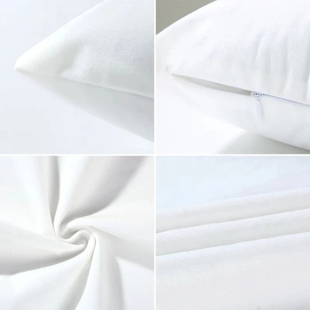 4Pcs Linen Throw Pillow Covers 45x45cm Decorative Cushion Cases for Sofa Bedroom Living Room Home Decor Zippered Pillowcases - PatioLix