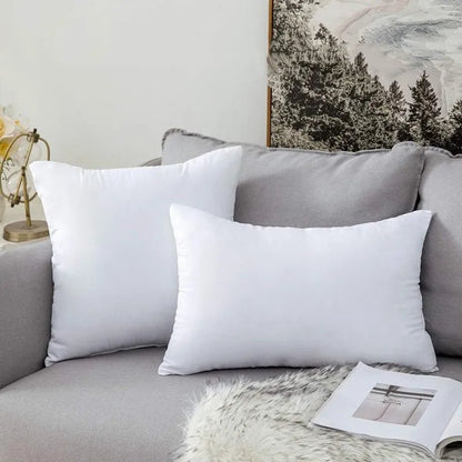 50x50cm 45x45cm 30x50cm 35x50cm Gift White Throw Pillow Insert Standard White Bounce Back Pillow Cushion Core Sofa Car Christmas - PatioLix