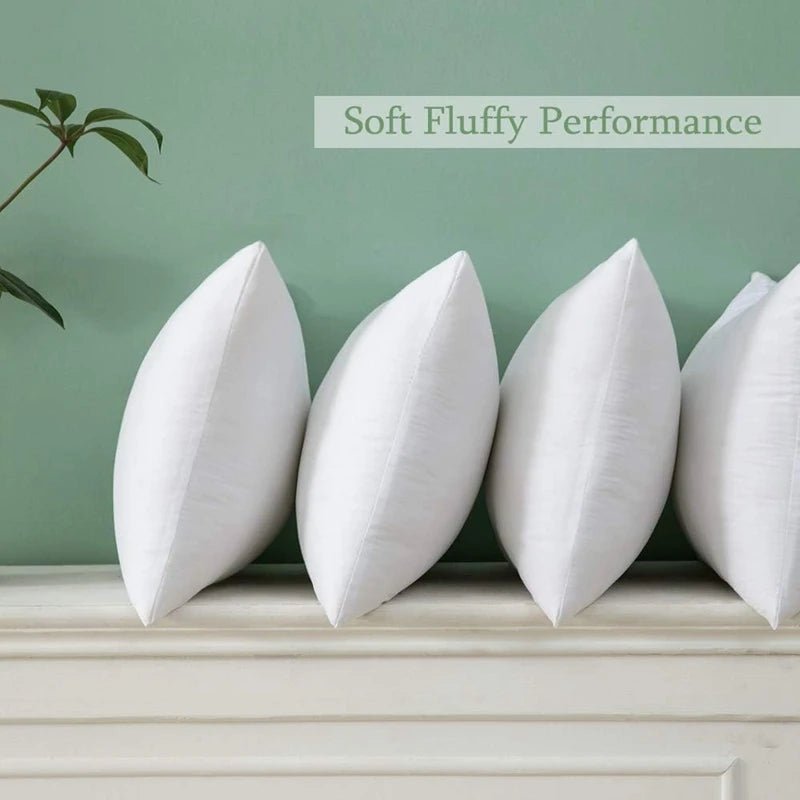 50x50cm 45x45cm 30x50cm 35x50cm Gift White Throw Pillow Insert Standard White Bounce Back Pillow Cushion Core Sofa Car Christmas - PatioLix