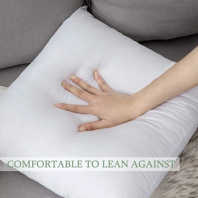 50x50cm 45x45cm 30x50cm 35x50cm Gift White Throw Pillow Insert Standard White Bounce Back Pillow Cushion Core Sofa Car Christmas - PatioLix