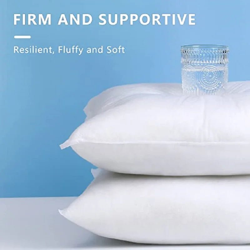 50x50cm 45x45cm 30x50cm 35x50cm Gift White Throw Pillow Insert Standard White Bounce Back Pillow Cushion Core Sofa Car Christmas - PatioLix