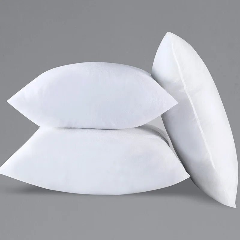 50x50cm 45x45cm 30x50cm 35x50cm Gift White Throw Pillow Insert Standard White Bounce Back Pillow Cushion Core Sofa Car Christmas - PatioLix