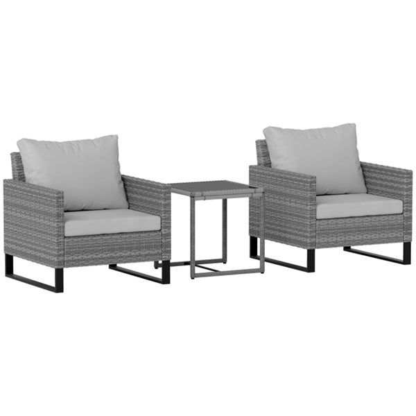 Outdoor Bistro Set Table and Chairs for Patio, Garden, Deck, and Balcony - Stylish Space-Saving Dining Furniture