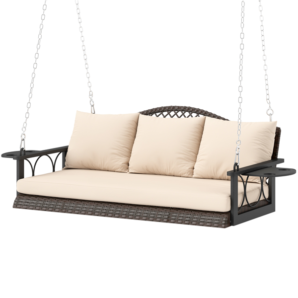 Outdoor Swing Frame Set for Garden, Playground, or Backyard Use - Durable and Comfortable Design for Kids and Adults. Ideal for