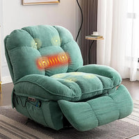 Electric Relaxation armchair Relaxation armchair with Massage and Heating Function with USB-A and USB-C Charging Port for Bedroom,