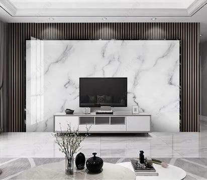 beibehang papel de parede Customized Nordic retro plant leaves, modern minimalist geometry, TV background wallpaper