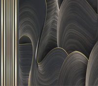 beibehang papel de parede Customized Nordic retro plant leaves, modern minimalist geometry, TV background wallpaper