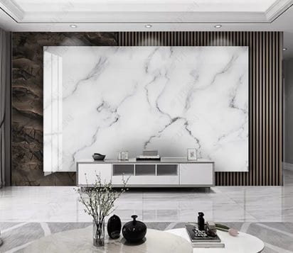 beibehang papel de parede Customized Nordic retro plant leaves, modern minimalist geometry, TV background wallpaper