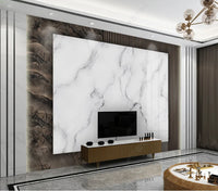 beibehang papel de parede Customized Nordic retro plant leaves, modern minimalist geometry, TV background wallpaper