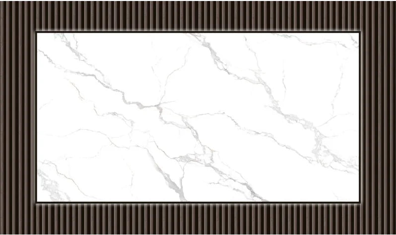 beibehang papel de parede Customized Nordic retro plant leaves, modern minimalist geometry, TV background wallpaper