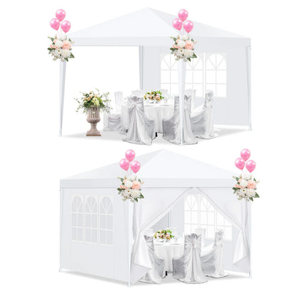 10x10/10x20/10x30 Party Tent Outdoor Canopy Tent with Removable Sidewalls, Waterproof Party Tents for Parties,Wedding Events,BBQ