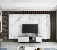 beibehang papel de parede Customized Nordic retro plant leaves, modern minimalist geometry, TV background wallpaper