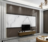 beibehang papel de parede Customized Nordic retro plant leaves, modern minimalist geometry, TV background wallpaper