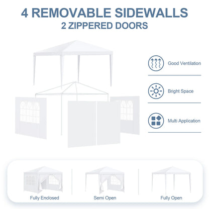10x10/10x20/10x30 Party Tent Outdoor Canopy Tent with Removable Sidewalls, Waterproof Party Tents for Parties,Wedding Events,BBQ
