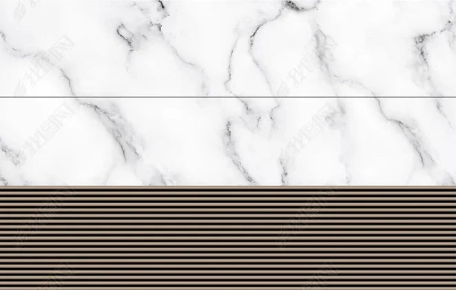 beibehang papel de parede Customized Nordic retro plant leaves, modern minimalist geometry, TV background wallpaper