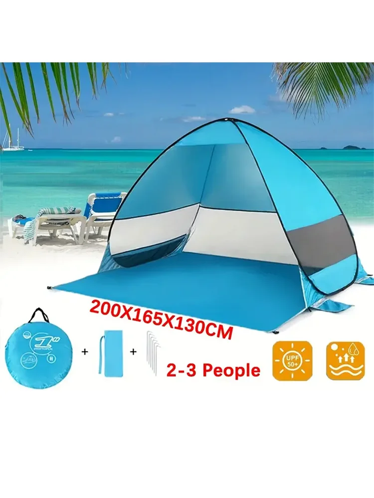 Quick Set Up.Pop Up Beach Tent Portable Sun Shade Shelter Outdoor Camping Fishing Canopy,Camping Accessories,Sturdy Construction
