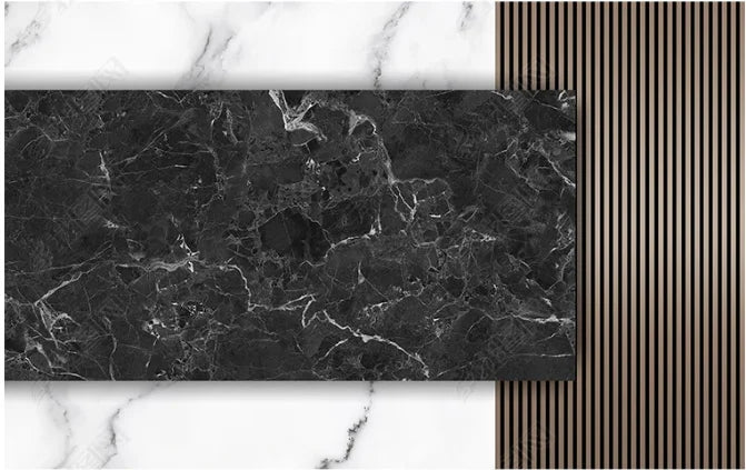 beibehang papel de parede Customized Nordic retro plant leaves, modern minimalist geometry, TV background wallpaper